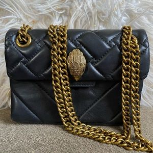 Black quilted Kurt Geiger